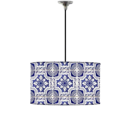 Ceiling Lamp Hanging Drum Lampshade - Morocco Mosaic Nutcase