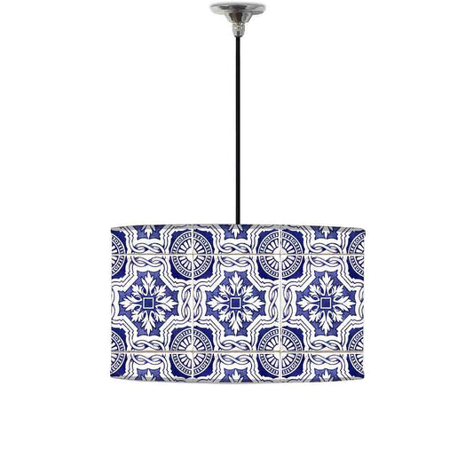 Ceiling Lamp Hanging Drum Lampshade - Morocco Mosaic Nutcase