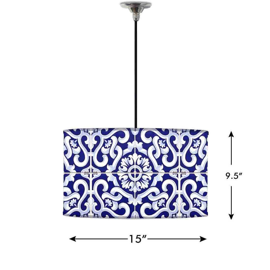 Decorative Ceiling Lamps for Living Room - Blue Tiles Nutcase