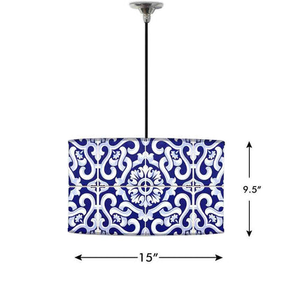 Decorative Ceiling Lamps for Living Room - Blue Tiles Nutcase