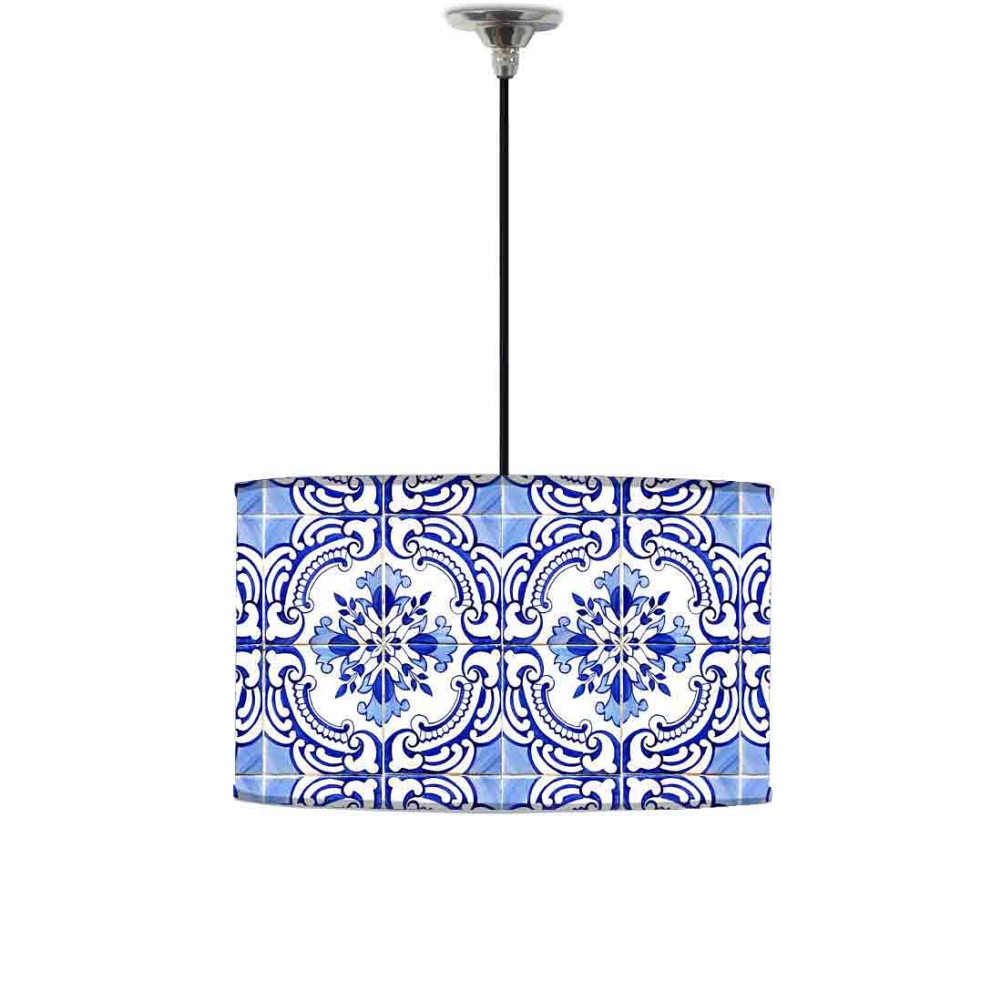 Ceiling Lamp Hanging Drum Lampshade - Goa Casa Nutcase
