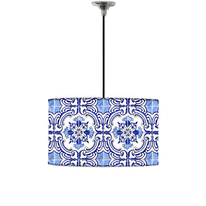 Ceiling Lamp Hanging Drum Lampshade - Goa Casa Nutcase
