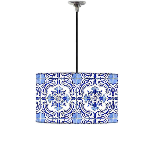 Ceiling Lamp Hanging Drum Lampshade - Goa Casa Nutcase