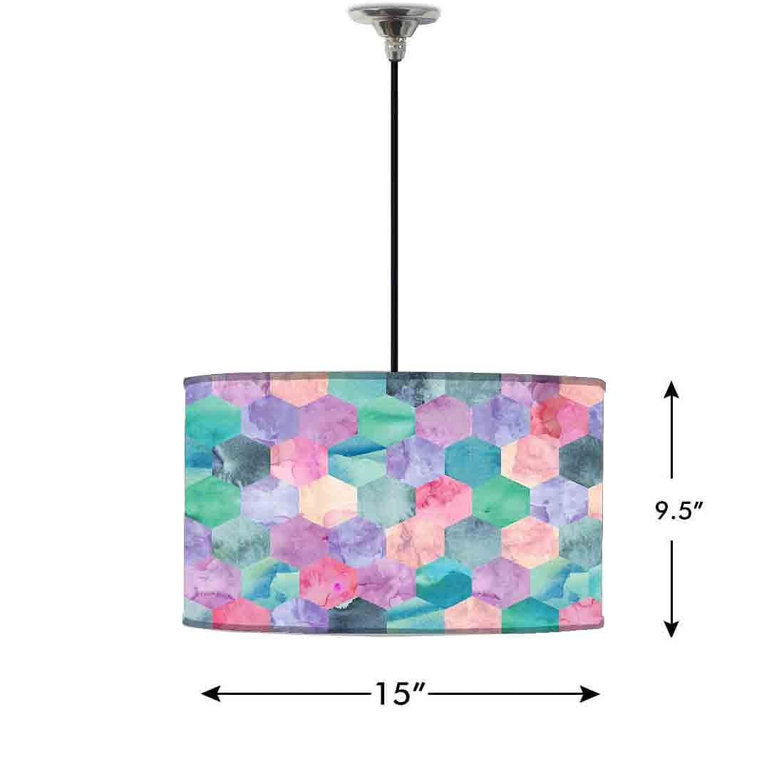 Pendant Lamp Drum Shade Ceiling Lights Nutcase