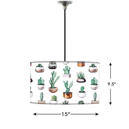 Pendant Lamp Drum Shade Ceiling Lights Nutcase