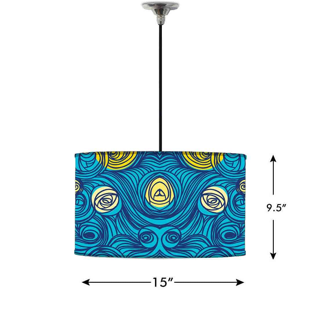 Ceiling Lamp Hanging Drum Lampshade - Starry Night Nutcase