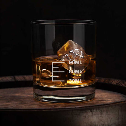 Whiskey Glasses Liquor Glass-  Anniversary Birthday Gift Funny Gifts for Husband Bf - 30ML 60ML 90ML