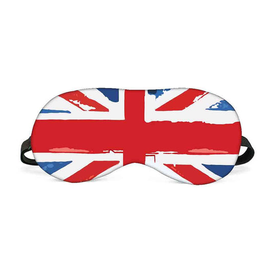 Designer Travel Eye Mask for Sleeping - Flag of UK - Made in India Nutcase