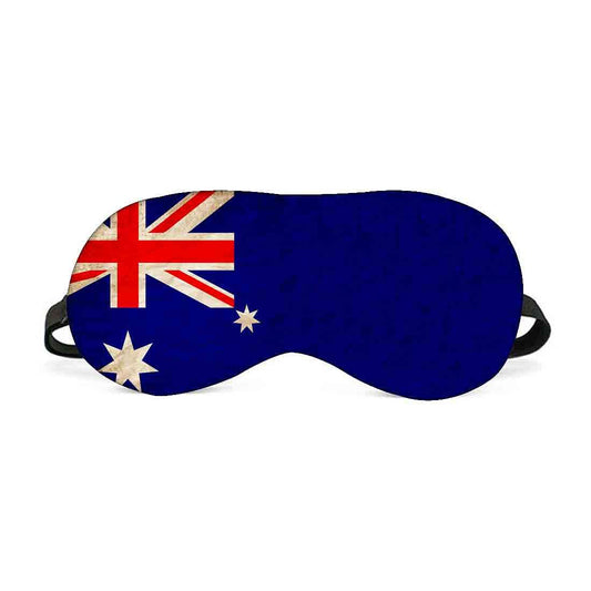 Designer Travel Eye Mask for Sleeping - flag of Australia - Made in India Nutcase