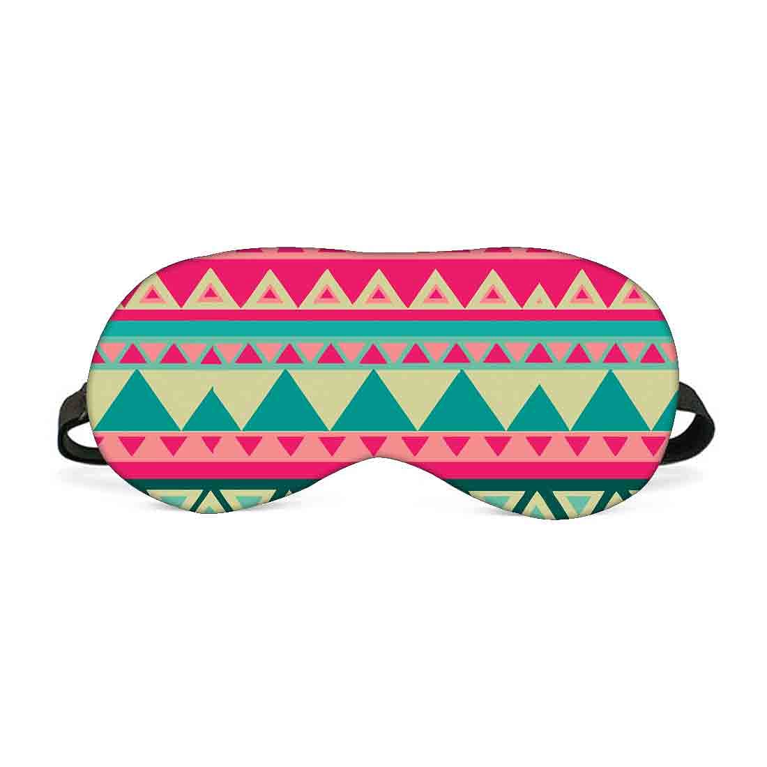 Designer Travel Eye Mask for Sleeping - Party flags - Made in India Nutcase
