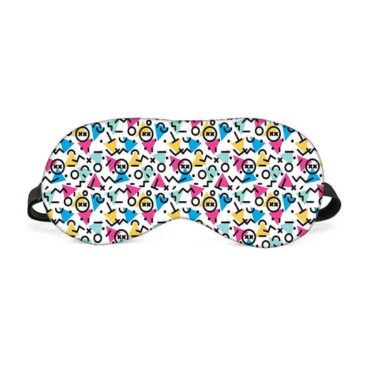 Designer Travel Eye Mask for Sleeping - Mathematical Signs - Made in India Nutcase