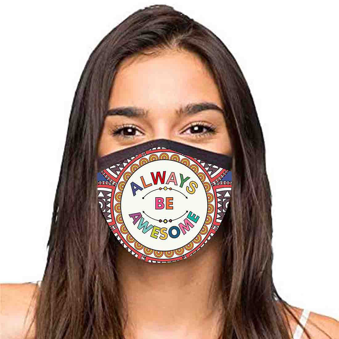 Face Masks Reusable Washable Set Of 2 -Always_Happy Nutcase