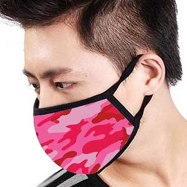 Face Masks Reusable Washable Set Of 2 -Pink_camo Nutcase