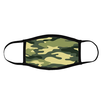 Facemask For Men - 3 Layer Protective Mask - ARMY CAMO MILITARY CAMOUFLAUGE Nutcase