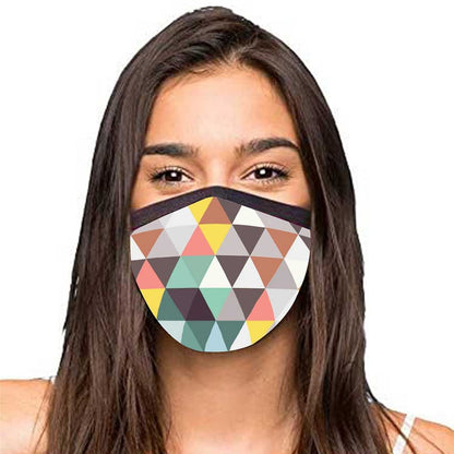 Face Mask -Set Of 2 Protective Masks -Geometric Nutcase