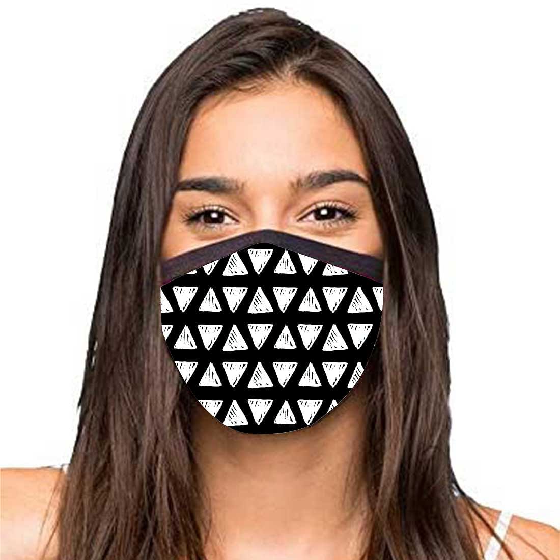 Face Mask -Set Of 2 Protective Masks -Monochrome Nutcase