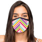 Face Masks Reusable Washable Set Of 2 -Chevron Nutcase
