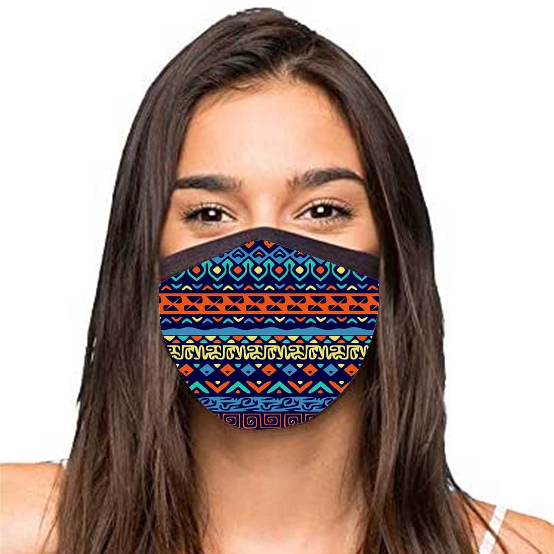 Face Masks Reusable Washable Set Of 2 -Aztec Nutcase