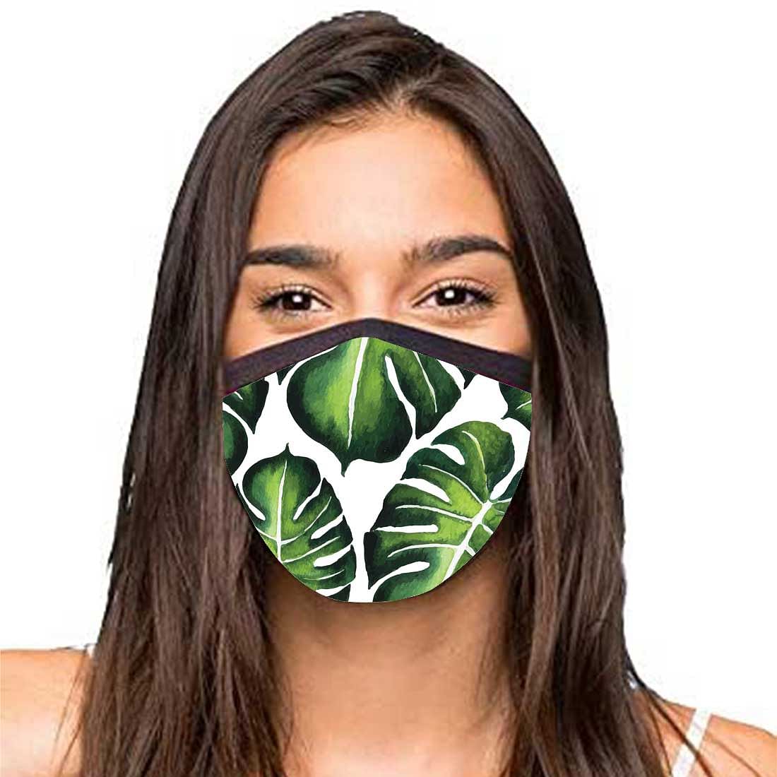 Face Masks Reusable Washable Set Of 2 -Beautiful_florals Nutcase