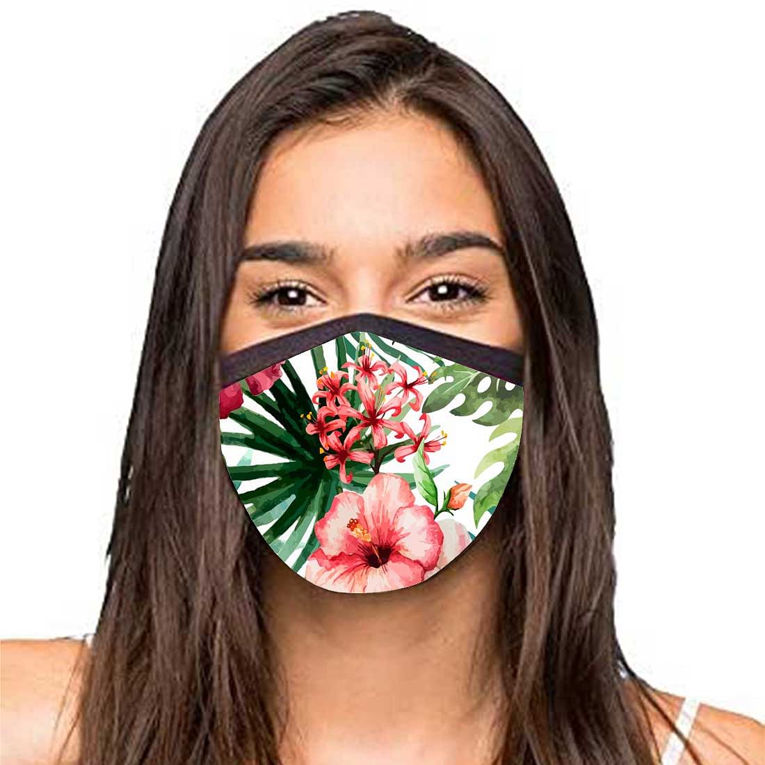 Face Masks Reusable Washable Set Of 2 -Sweet_Florals Nutcase