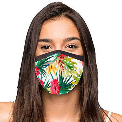 Face Masks Reusable Washable Set Of 2 -Floral_Pattern Nutcase