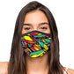 Face Masks Reusable Washable Set Of 2 -Feathers Nutcase