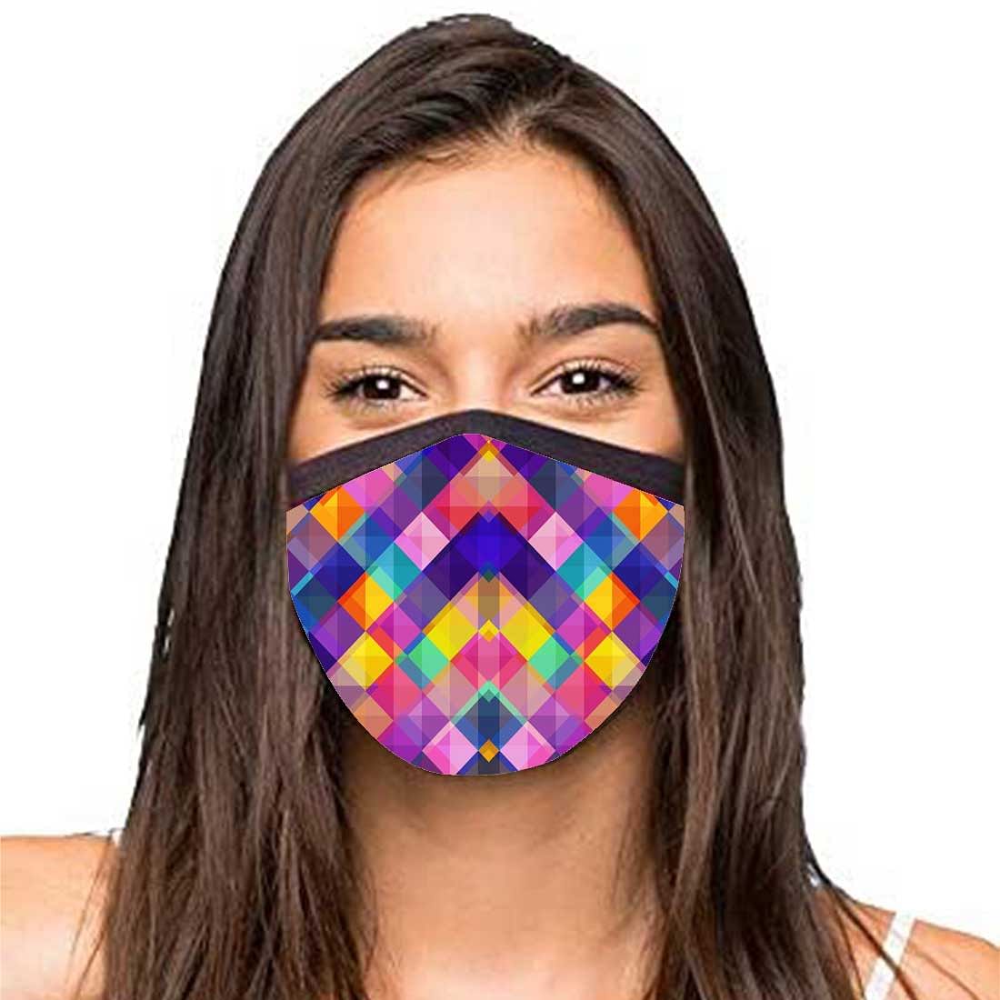 Face Masks Reusable Washable Set Of 2 -Geometric_Design Nutcase