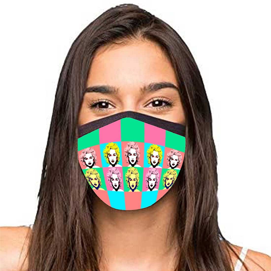 Face Masks Reusable Washable Set Of 2 -Pop_art Nutcase