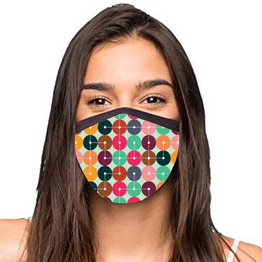 Face Masks Reusable Washable Set Of 2 -Retro Nutcase