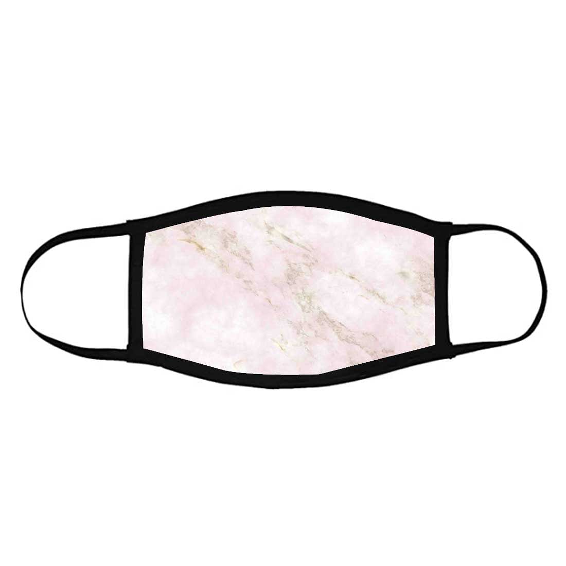 Face Masks Reusable Washable Set Of 2 -Pink_marble Nutcase