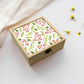 Jewellery Box Wooden Jewelry Organizer -  Colorful Leaves Nutcase