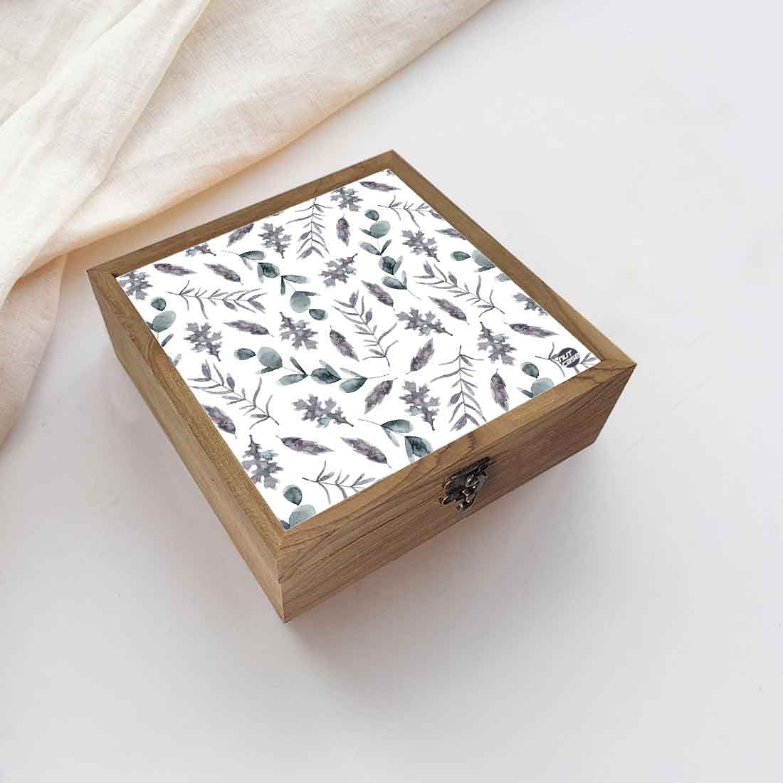 Nutcase Jewellery Organisers Storage Box - Unique Gifts -Leaves Nutcase