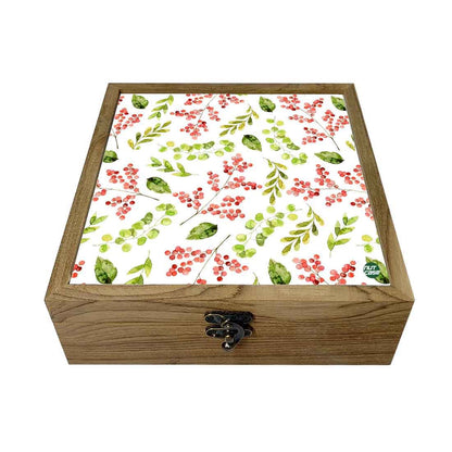 Nutcase Wooden Jewellery Box for Women Big - Unique Gifts -Colorful Leaves Nutcase