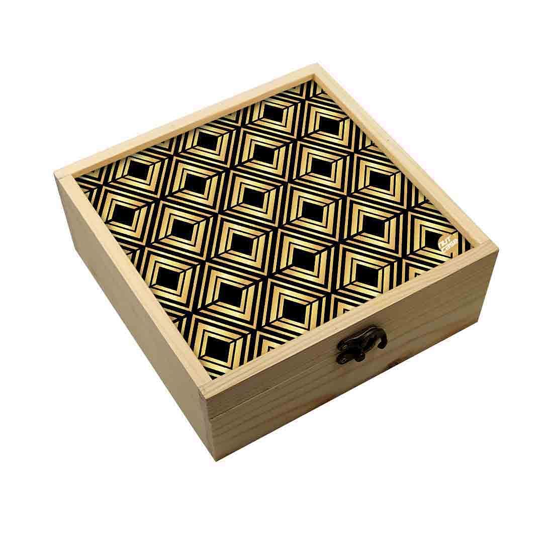 Jewellery Box Wooden Jewelry Organizer -  Diamond Nutcase