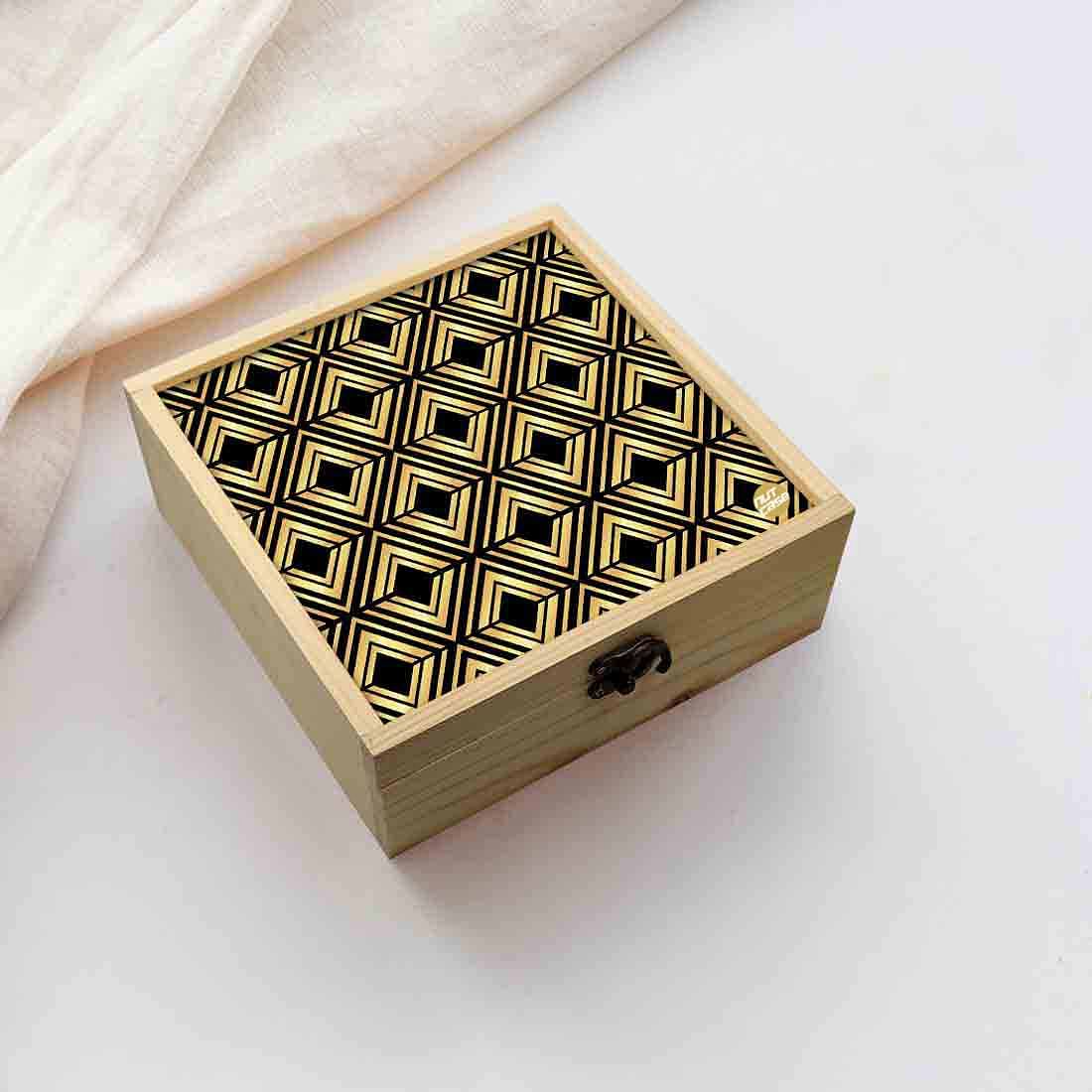 Jewellery Box Wooden Jewelry Organizer -  Diamond Nutcase