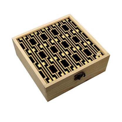 Jewellery Box Wooden Jewelry Organizer -  Blocks Nutcase