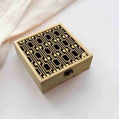 Jewellery Box Wooden Jewelry Organizer -  Blocks Nutcase