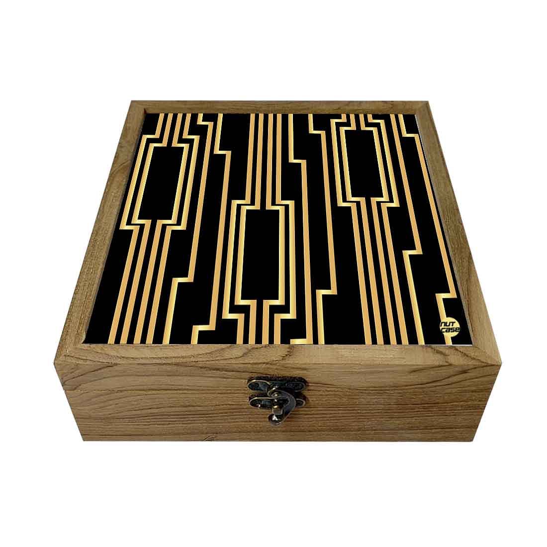 Nutcase Designer Storage Box for Jewellery Wooden - Unique Gifts -Decor Nutcase