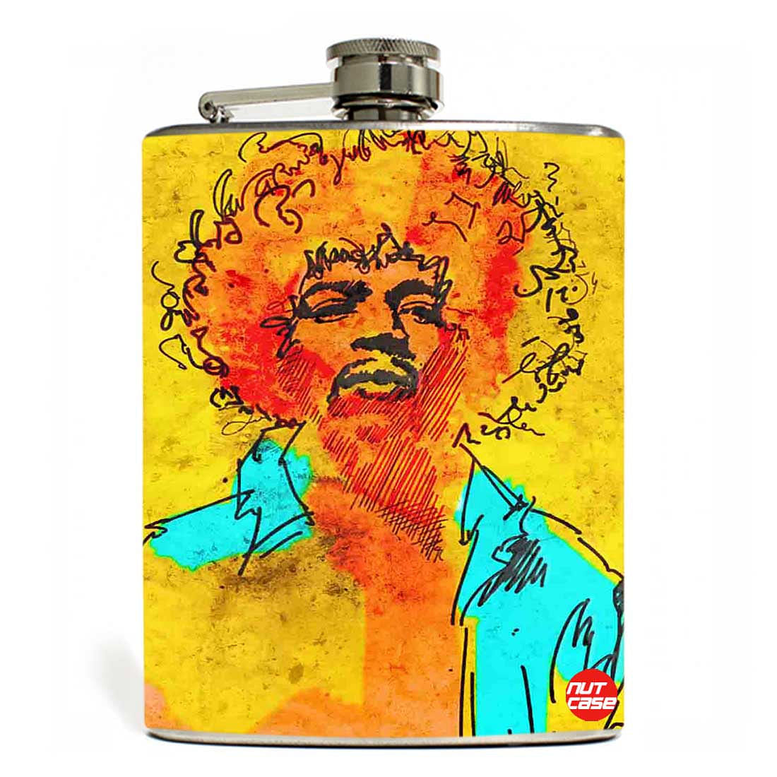 Hip Flask - Hendrix Art Nutcase