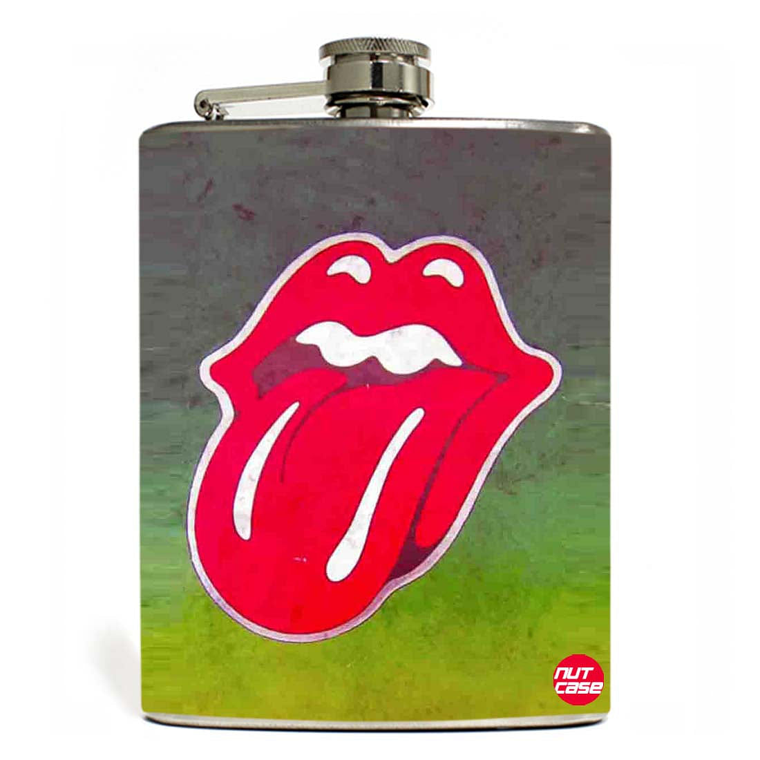 Hip Flask - Lips Red Nutcase