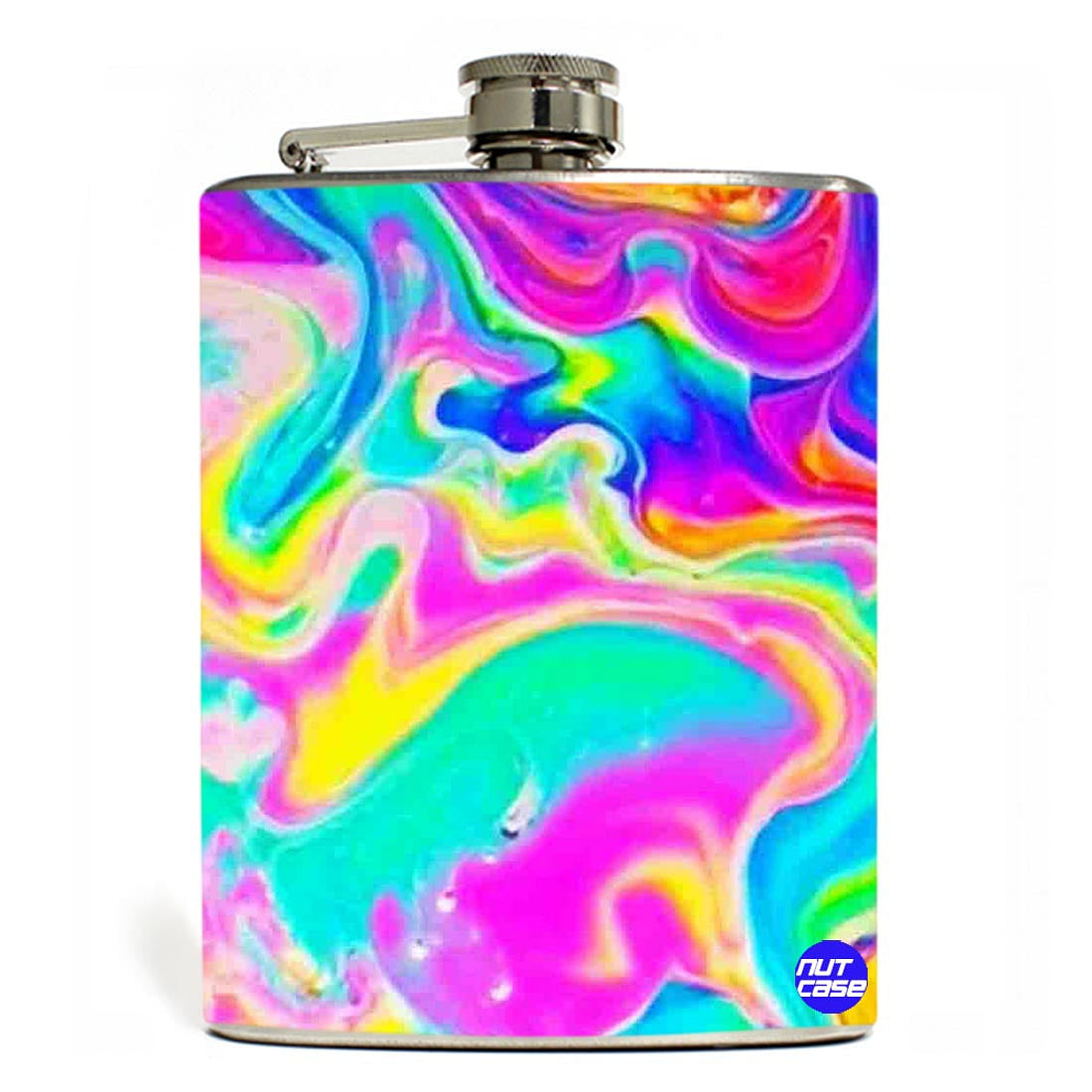 Hip Flask - Oil Colors Nutcase
