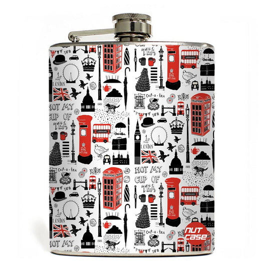 Hip Flask  -  London City Nutcase