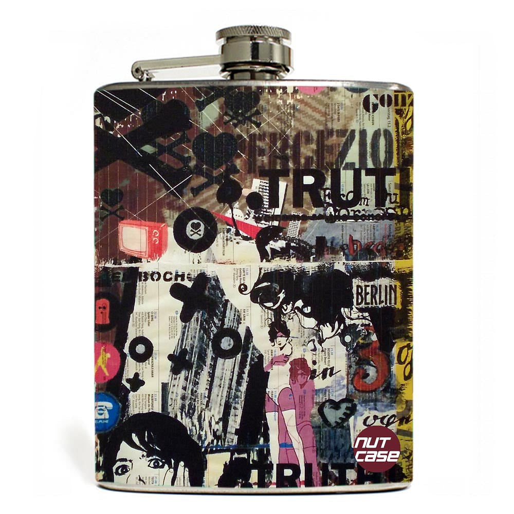 Hip Flask - Stainless Steel Flask -  TRUTH Nutcase
