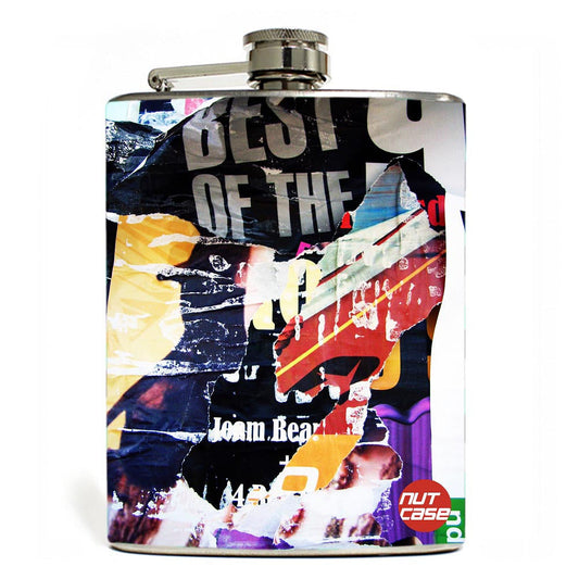 Hip Flask - Stainless Steel Flask -  BEST OF THE Nutcase