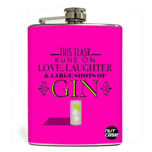 Hip Flask - Stainless Steel Flask -  OWNER of PUG Nutcase