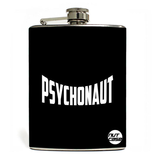 Hip Flask  Stainless Steel Flask -  PSYCHONAUT Nutcase