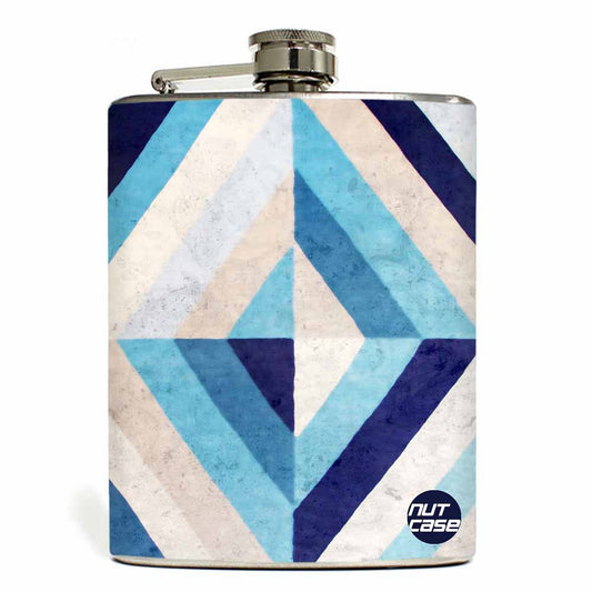 Hip Flask  -  Blue Diamond Nutcase