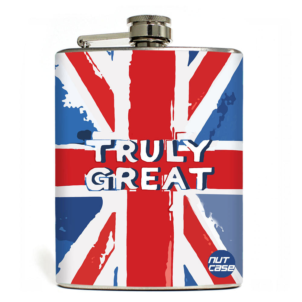 Hip Flask -  Truly Great Nutcase