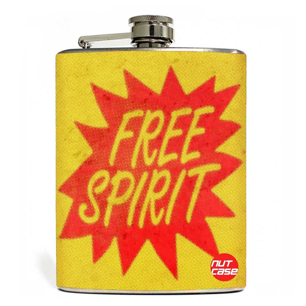 Hip Flask  -  Free Spirit Nutcase