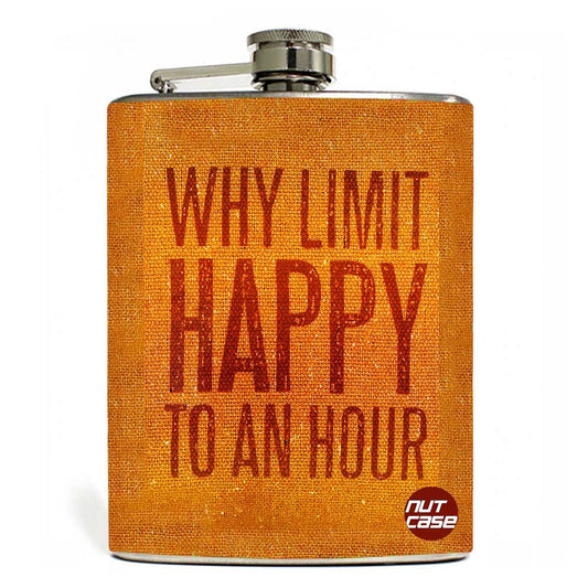 Hip Flask  -  Happy Hours Nutcase